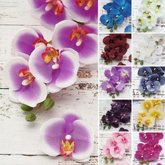 2 pcs 40-Inch tall Artificial Faux Silk Orchid Flowers Sprays Stems Centerpieces