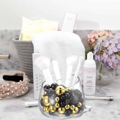 Black Gold Vase Filler Pearls | Black Gold Floating Pearls | 150 PCS Black Go…