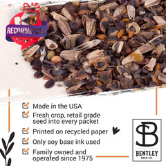 All You Need is Love Bouquet 25 Wildflower Packets for Planting, Brown