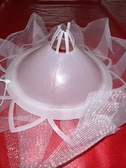 Modern Romance Plastic Net Bridal Boquet Holder