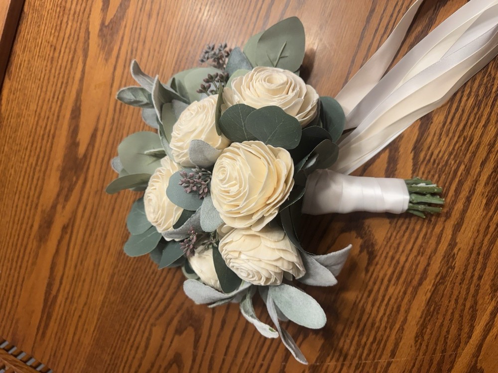 Eucalyptus Theme Dried & Artificial Wedding Flowers