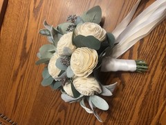 Eucalyptus Theme Dried & Artificial Wedding Flowers