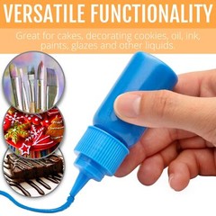 Free Hand Writer Bottles – 6 Easy Small Squeeze Bottles – 3 Each 1 and 2 Ounc…