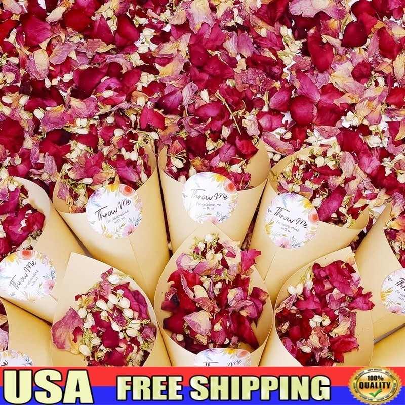Natural Flower Confetti Petals Weddings Events Aisle Decor Romantic Aroma New