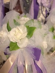 Purple Bling Wedding Bouquet/ Bridal Set