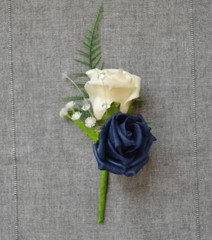 Wedding corsage, wedding buttonhole for guests groom, groomsmen. Variety of colo