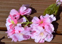 flower garland. 6foot in ivory or pink. wedding decorationflower garland