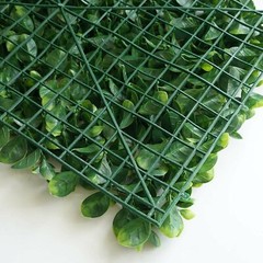 4 pcs Green Large Boxwood Leaves Wall Backdrop Panels Wedding Party Decorations