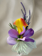 Formal pin on boutonniere set