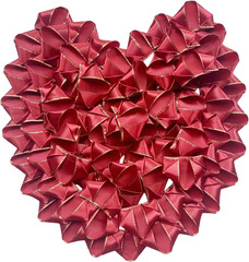 100 Pcs Gold Edge Silk Ribbon Rose Petals Pre-Made Glitter Shimmering Flowers fo