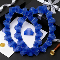 Luxury Forever Flower Supplies: 100 Pre-Formed Chiffon Petals with Shimmering Go