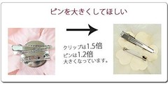 Monotone Bijou Organdy Flower Corsage Japan
