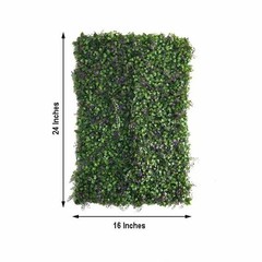 22 sq ft Artificial Faux Foliage Green Large Leaves 11 UV Protected Wall Mat