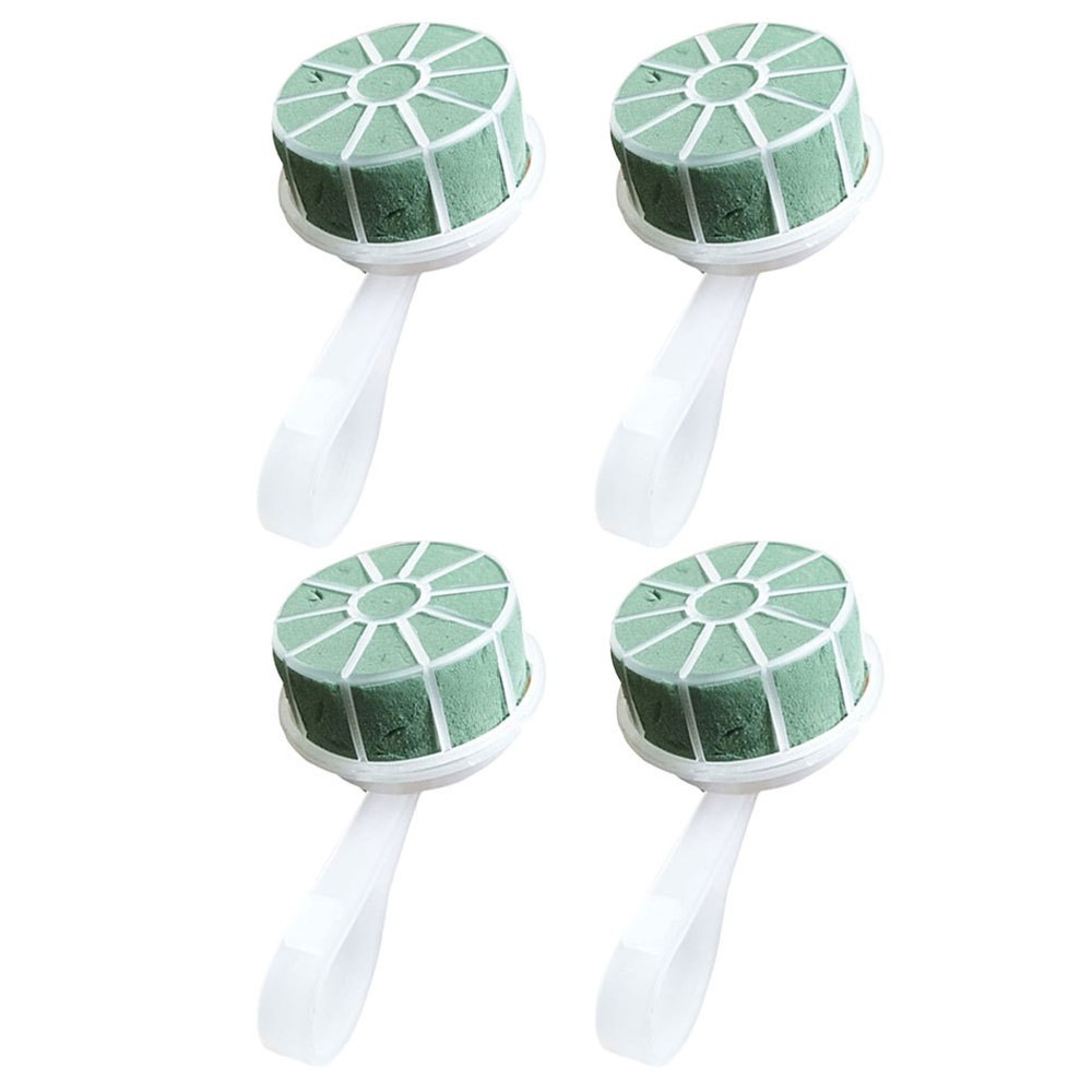 4Pcs Handheld Bridal Floral Handles Plastic Flower Holders for Wedding Decor