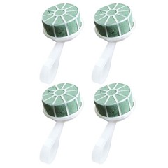 4Pcs Handheld Bridal Floral Handles Plastic Flower Holders for Wedding Decor