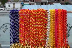 100 PC Multicolor Indian pom pom Christmas Wedding Decoration Mehndi functions