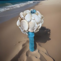 Natural Seashell Wedding Bouquet, Forever Keepsake, Beautiful One Of A Kind