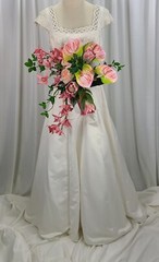 Hawaiian Tropics Faux Silk Wedding Bouquet