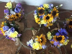 wedding flowers bridal bouquets bridal decorations package 8 bouquets