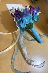NOS Artificial Flowers Wedding Party Set Custom Made 2000.00 Value