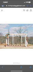 Ling’s Moment Sunset Terracotta Wedding Arch Flowers