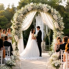 Babys Breath Artificial Flowers Fake Flowers Gypsophila Bouquet 24 Pcs White