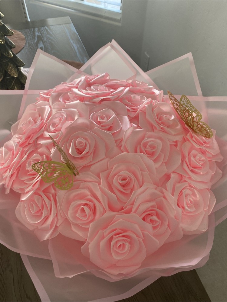 24 Rose Pink Eternal Rose Bouquet