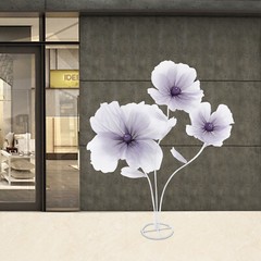 170cm Gradient Purple Artificial Flower for Wedding Decoration, Durable Design