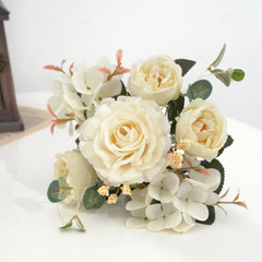 Artificial Peony Flowers Silk Fake Flower Wedding Party Home Decoration Bouquet