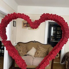 25/50/100 Pcs Bright Red Artificial Rose Flower Foam Like For Decoration