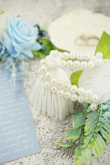 Light Blue Corsage and Boutonniere Set for Wedding Prom, Artificial Rose Flower