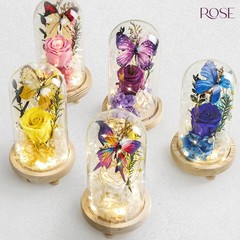 Forever Flowers Preserved Roses Prime Delivery, Romantic Gifts Purple