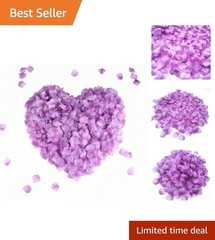 2200 PCS Light Purple Silk Rose Petals – Perfect for Weddings & Romantic Decor