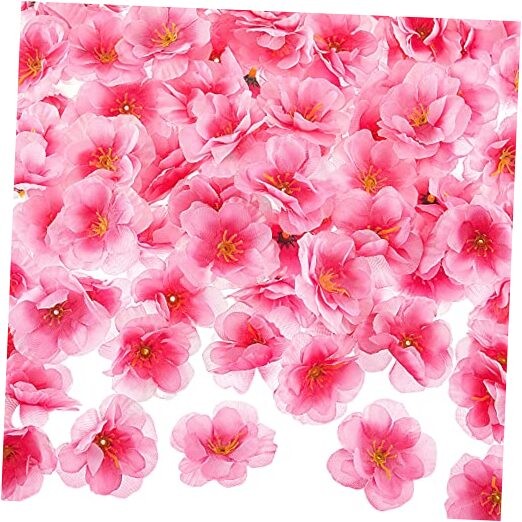 Pieces Cherry Blossom Heads Artificial Fake Silk Cloth Petals Mini 150 Classic
