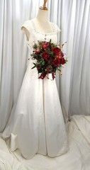 Autumn Apple Harvest Faux Silk Wedding Bouquet