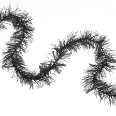 5Ft Feather Boa, 4 Pcs Artificial Fluffy Feather Boas, Black