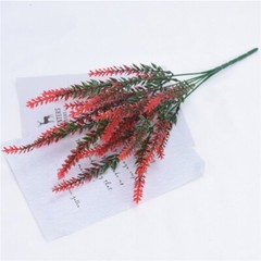 4pcs Artificial Lavender Plants Fake Flower Decorate Wedding Party Autumn Vibes