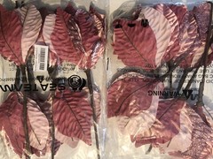 Fake Artificial Leaf Pink Baby or Wedding Shower Party Home Decor S1D24