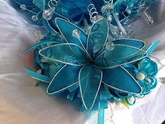 BRIDAL BOUQUET/ Ramo De Novia O De Quinceañera. TURKESA