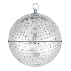 Yescom 4PCS 7″ Mirror Disco Ball Set Small Mini Hanging for Party Events Wedding