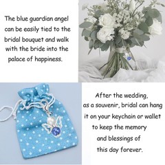 MKISHINE Something Blue for Bride to Be on Wedding Gifts Bridal Angel…