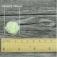 LOT of 1008 pc mini lace Blue Rose Foam Artificial Flower Bouquet