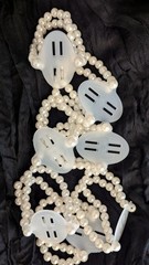 7 Pieces Corsage Wristlet Elastic Pearl Wrist Bands Wedding Wrist DIY Faux Flow