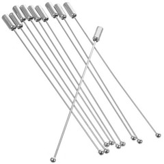 20PCS Pin Stick Metal Safety Brooch Pin Collar Clip Pin Clutches Stick Brooches