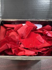 180 Pcs Real Red Rose Petals Confetti For Romantic Night