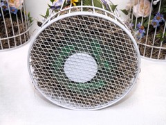 Wedding Decor Birdcages w/ Silk Flowers – Set Of 5