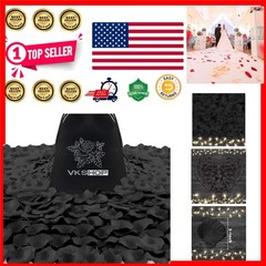 4500 Black Rose Petals for Romantic Weddings & Valentine’s Celebrations