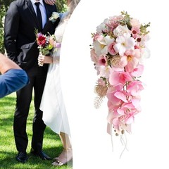 Waterfall Bridal Bouquet Bridesmaid Bouquet Romantic Photography Props