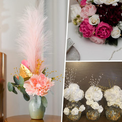 100Pcs Bridal Wedding Pearl Bouquet Party Decoration Pearl String Beaded Garland