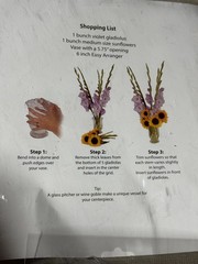 Flower Arranging Tool Easy Arranger & Clear Easy Arranger Dangles
